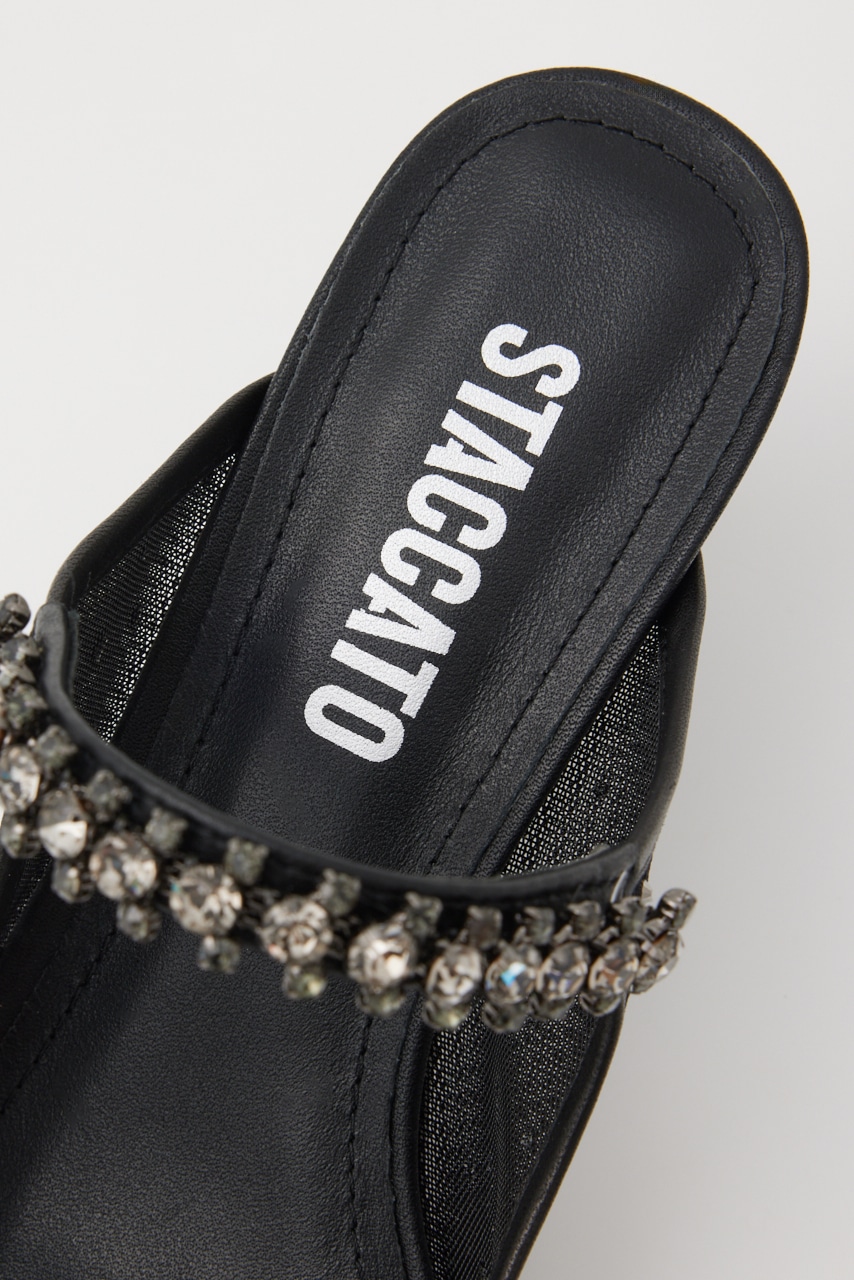 STACCATO | ブライトシャインシースルーミュール (サンダル ) |SHEL