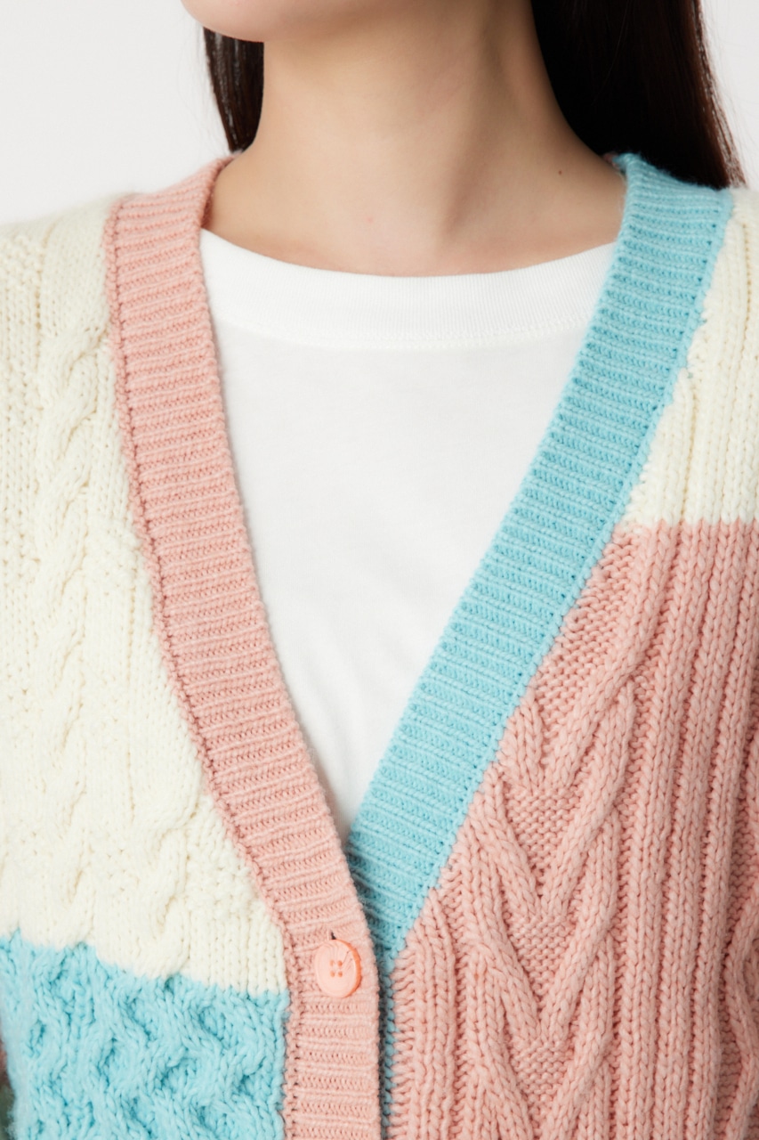 RODEO CROWNS WIDE BOWL | Custom ケーブルニット カーディガン