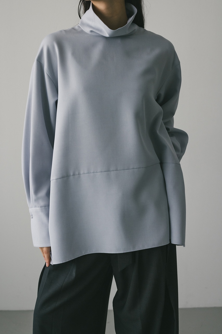 STYLEMIXER | ハイネックロングカフブラウス (シャツ・ブラウス