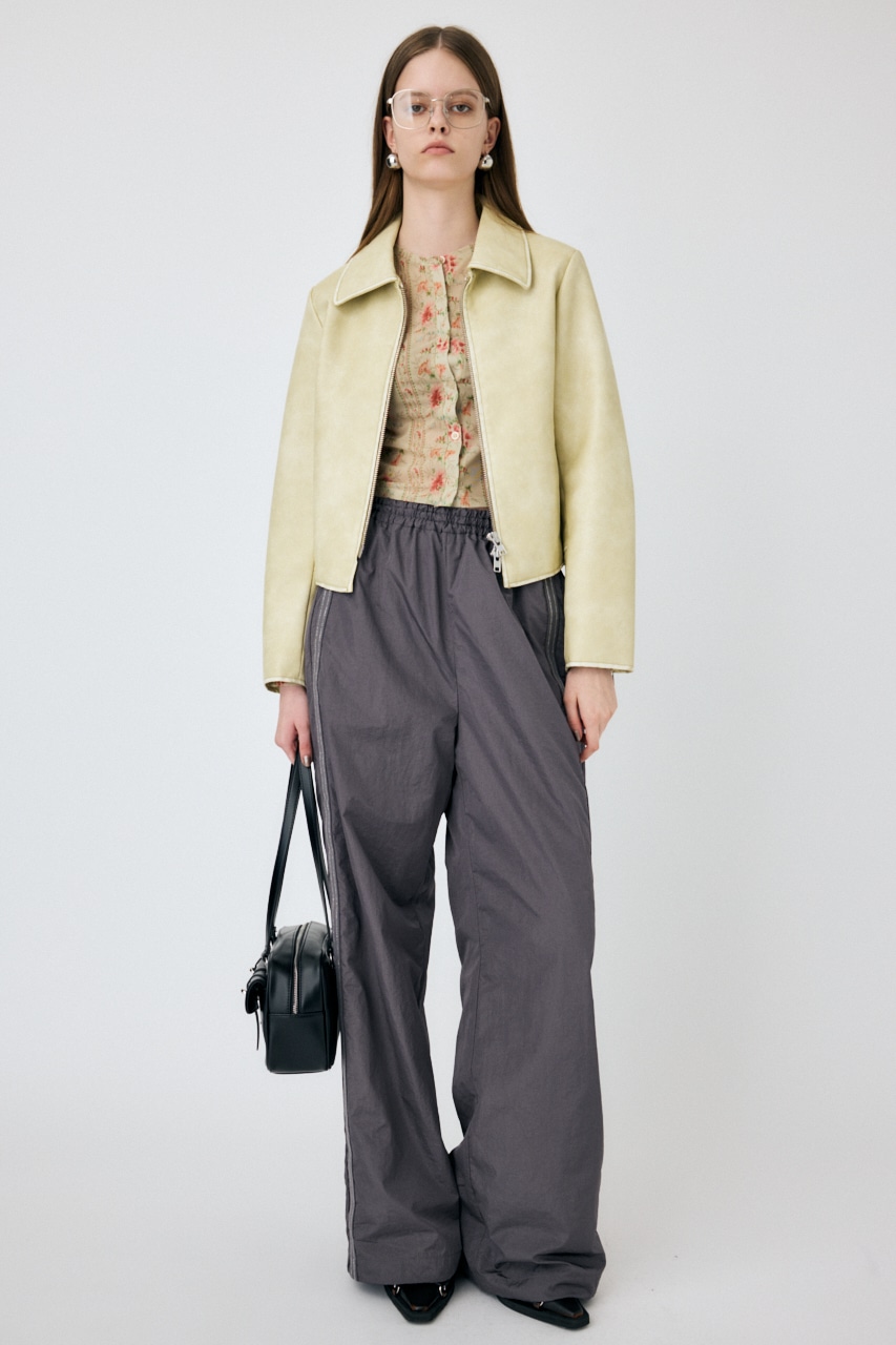 MOUSSY | FAUX LEATHER MINIMAL ジャケット (ジャケット ) |SHEL'TTER