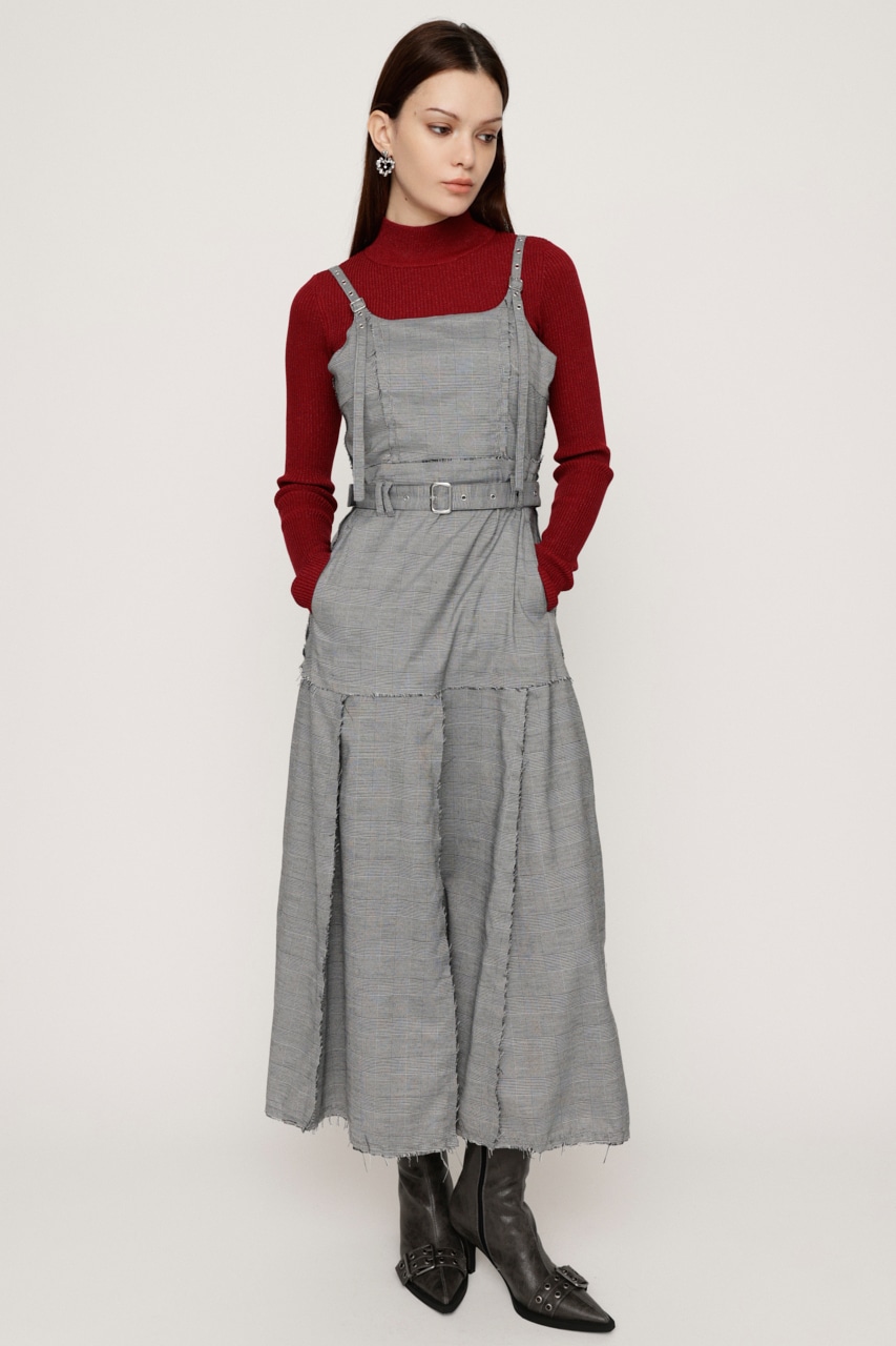 SLY | PLEATS BELTED ロングワンピース (ワンピース(ロング） ) |SHEL