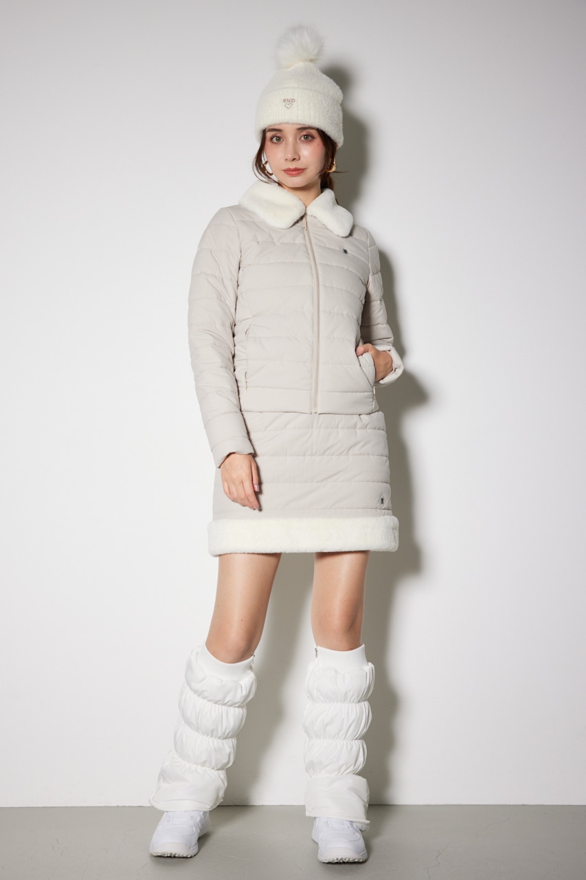 RIENDA GOLF | 【RIENDA GOLF】Fファーカラーキルティングジャケット