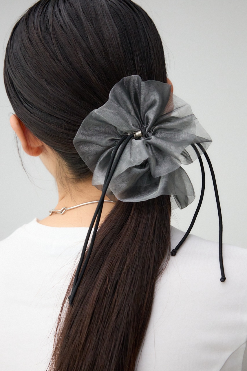 AZUL BY MOUSSY | シアードローストリングシュシュ (ヘアアクセサリー