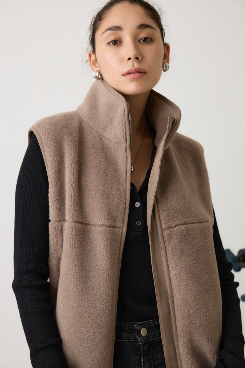 crie conforto | ボアドッキングベスト (ベスト ) |SHEL'TTER WEBSTORE