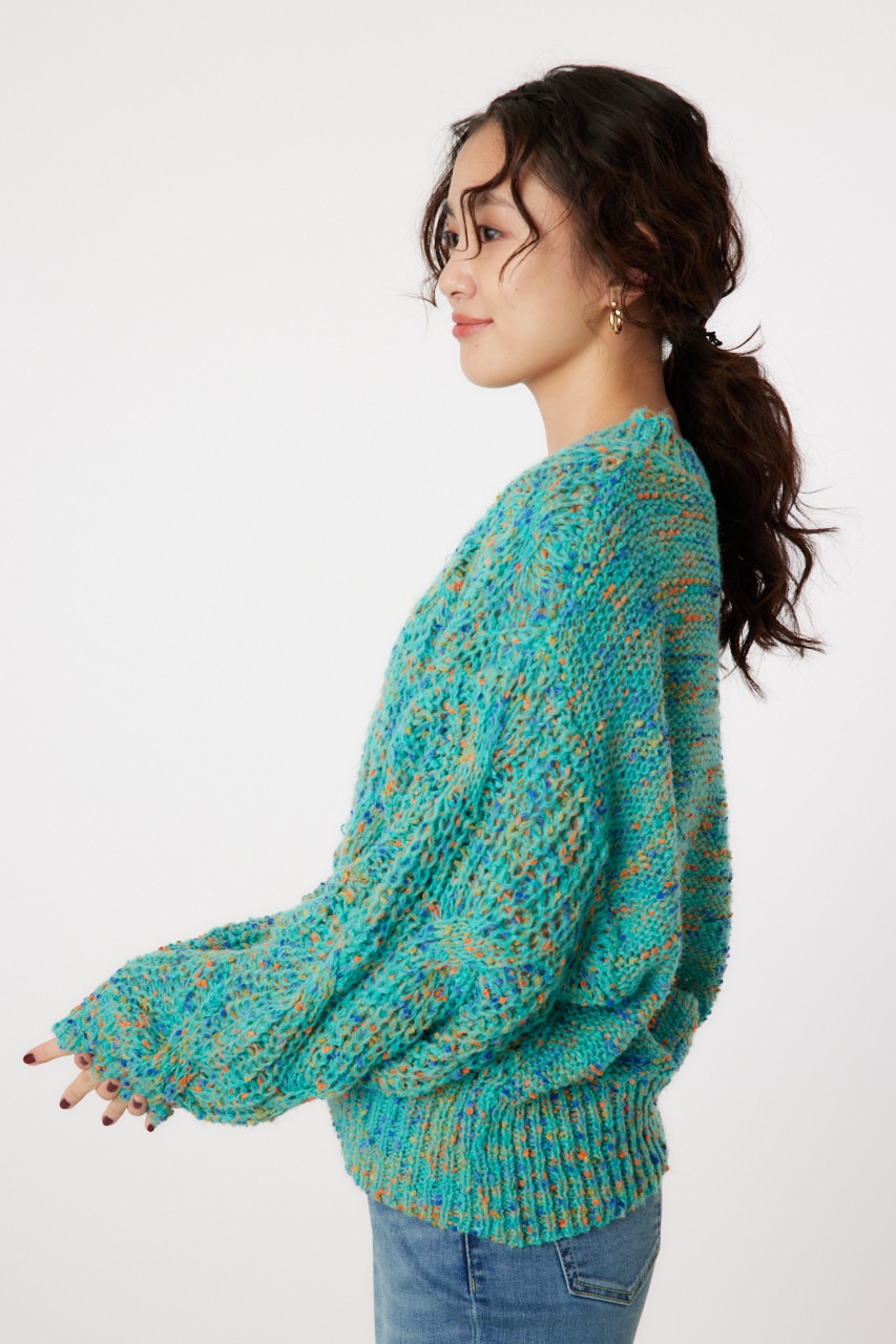 RODEO CROWNS WIDE BOWL | マルチカラーネップニット (ニット ) |SHEL