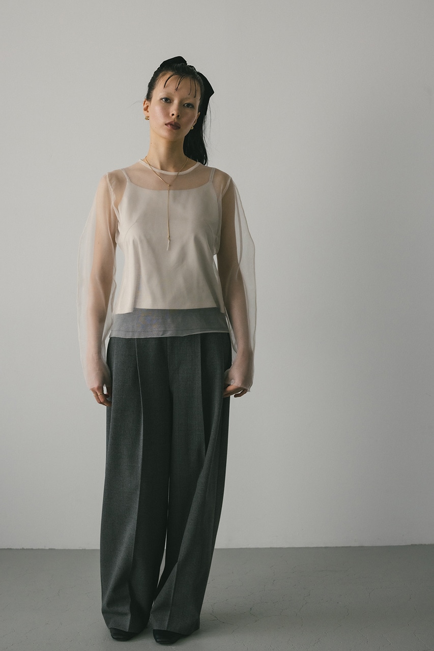 STYLEMIXER | キャミレイヤードグロストップ (ニット ) |SHEL'TTER