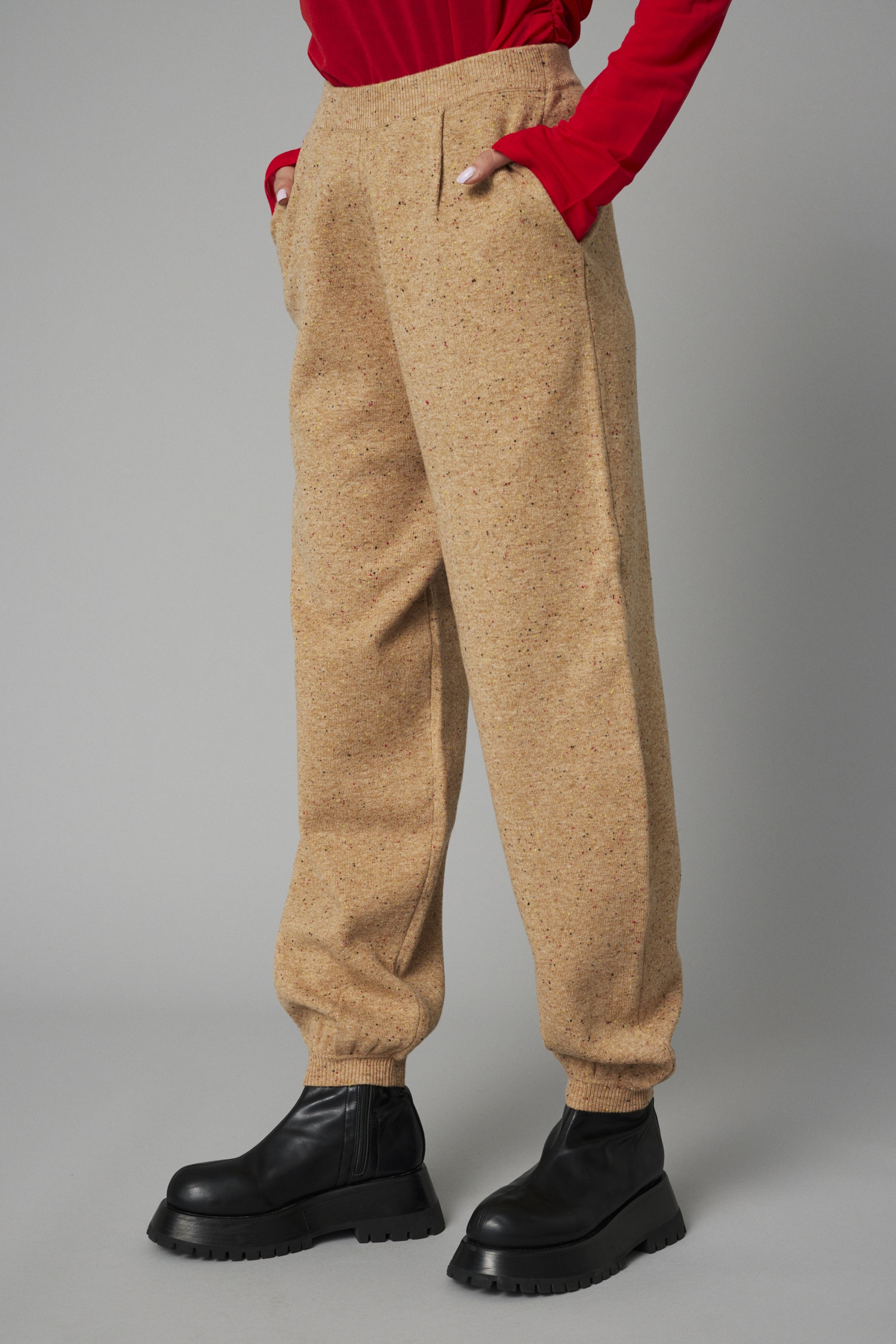 HeRIN.CYE | Nep cocoon knit pants (パンツ ) |SHEL'TTER WEBSTORE