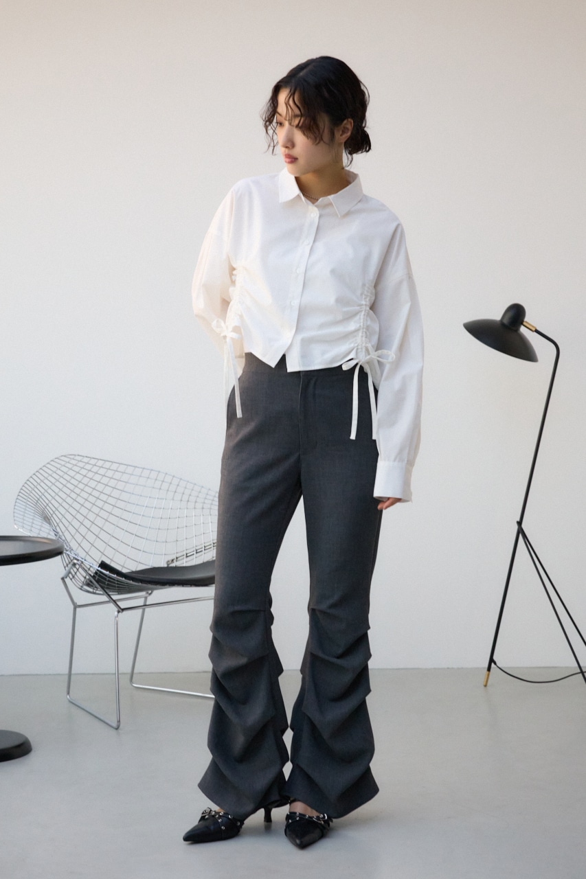 AZUL BY MOUSSY | 裾ギャザーフレアパンツ (パンツ ) |SHEL'TTER WEBSTORE