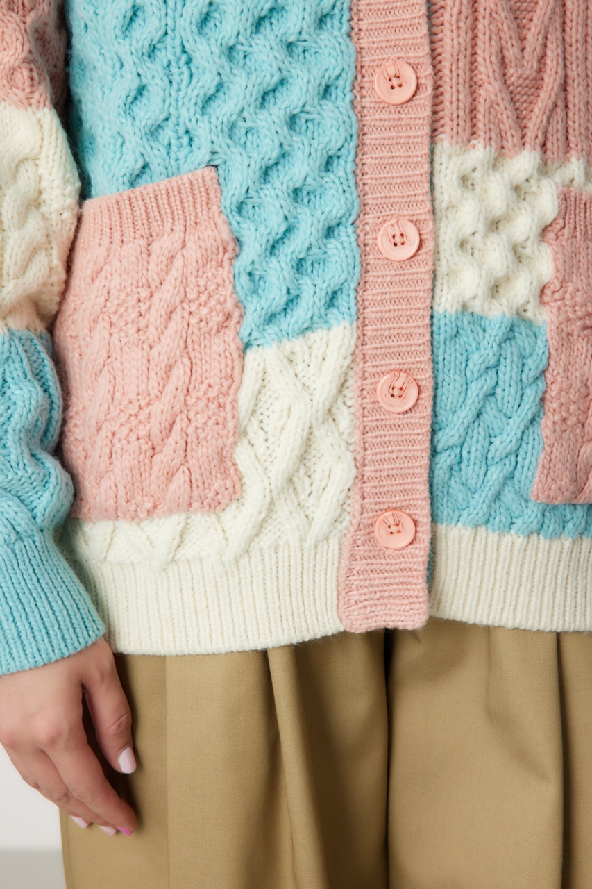 RODEO CROWNS WIDE BOWL | Custom ケーブルニット カーディガン