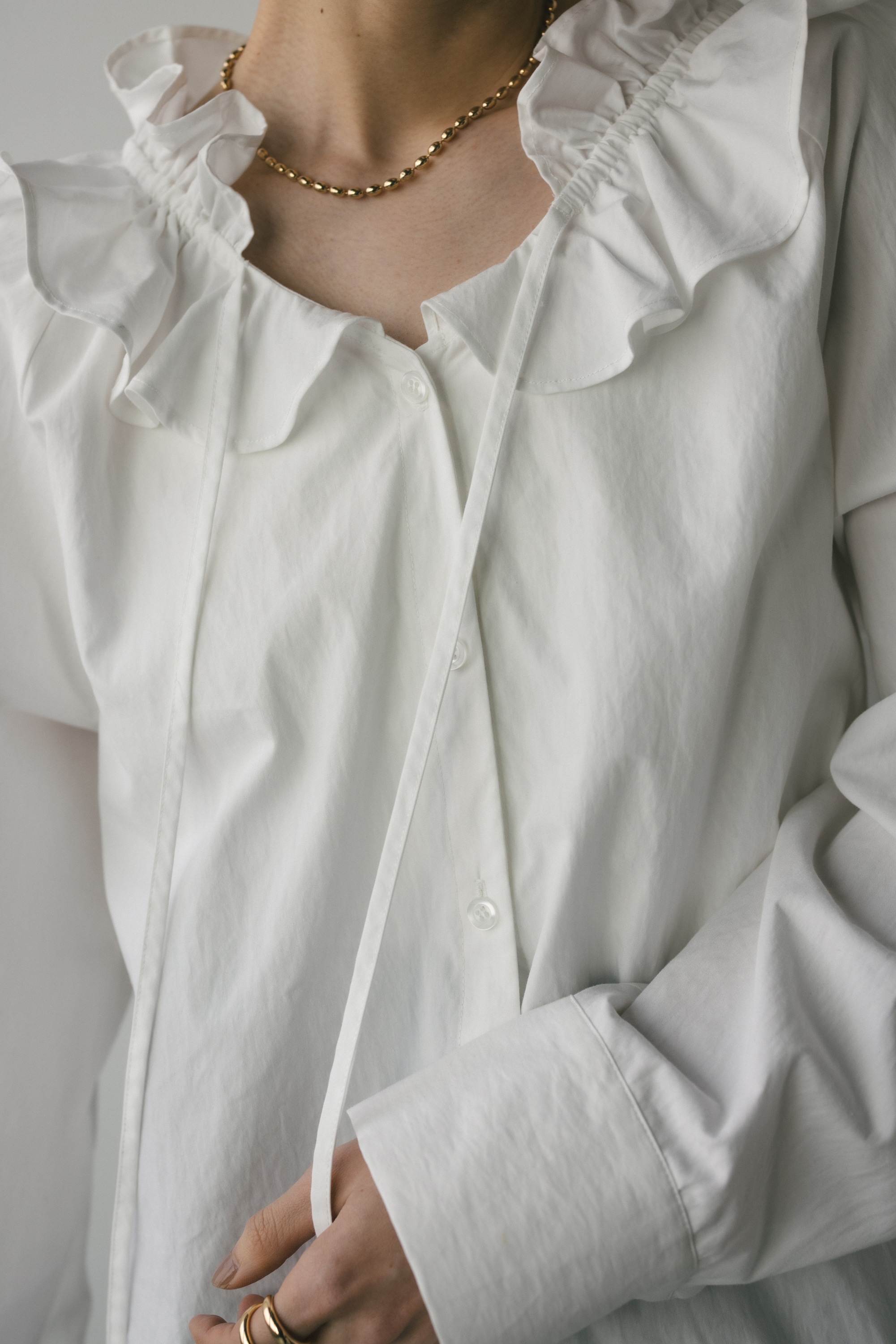 STYLEMIXER | フリルカラーブラウス (シャツ・ブラウス ) |SHEL'TTER