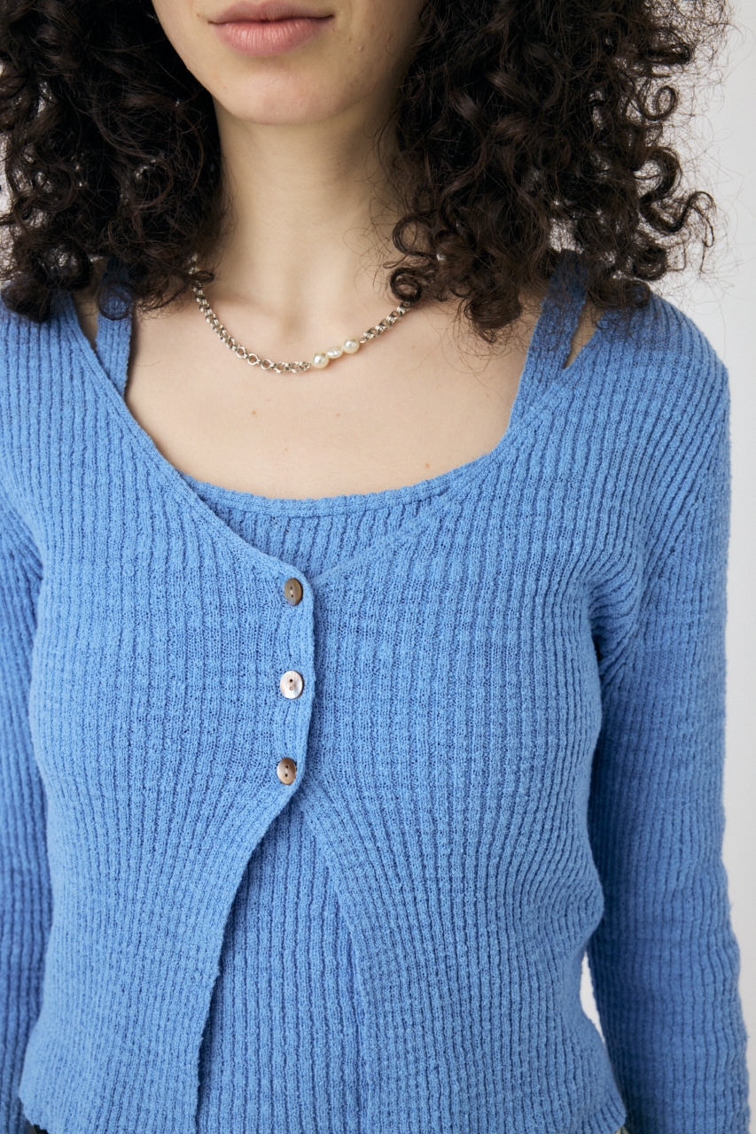 MOUSSY | SLUB KNIT アンサンブル (ニット ) |SHEL'TTER WEBSTORE