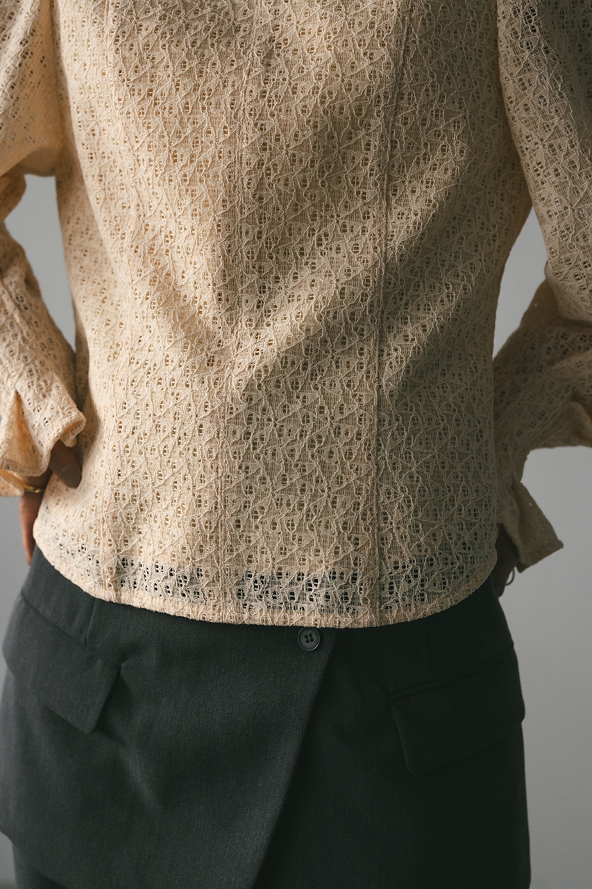 STYLEMIXER | カフタックレーストップ (シャツ・ブラウス ) |SHEL'TTER