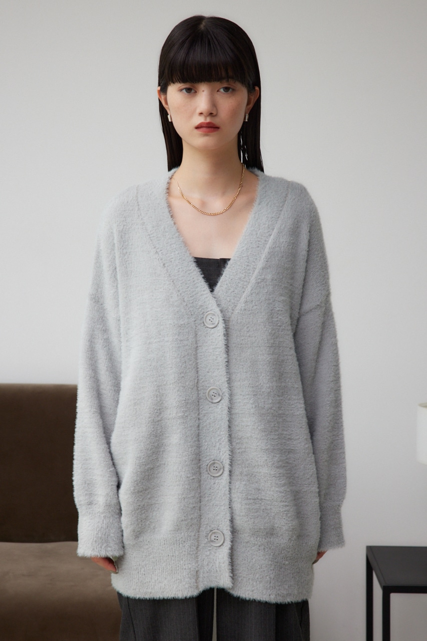 AZUL BY MOUSSY | モヘヤライクニットカーディガン (カーディガン