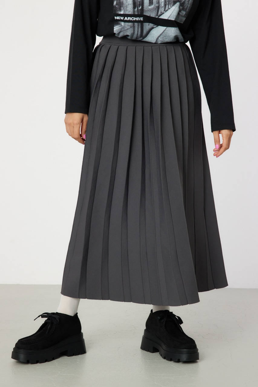 RODEO CROWNS WIDE BOWL | ニットプリーツスカート (スカート(ロング