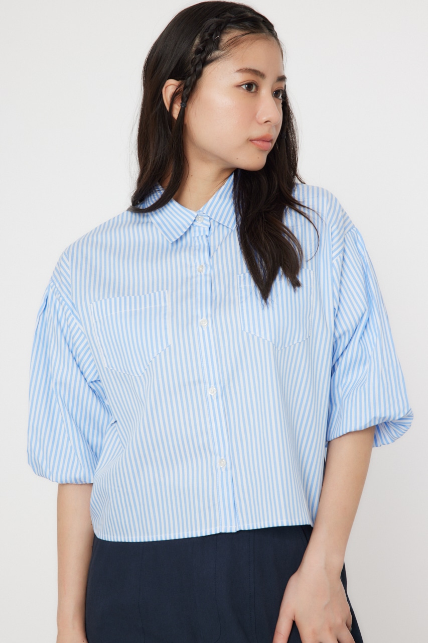 RODEO CROWNS WIDE BOWL | バルーンスリーブショートシャツ (シャツ