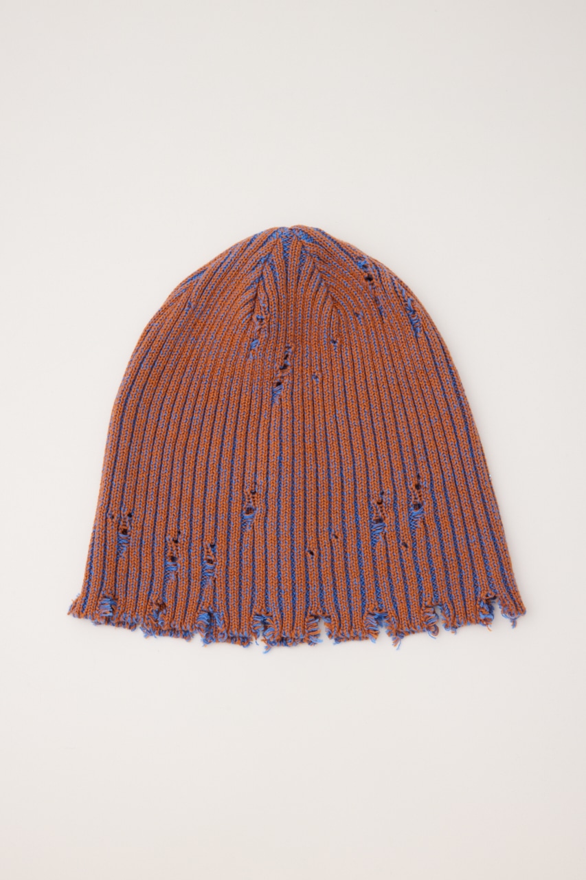 RODEO CROWNS WIDE BOWL | MIXダメージニットビーニー (帽子 ) |SHEL