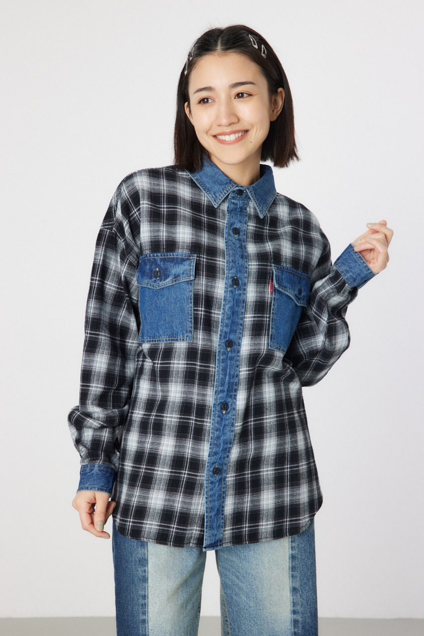 treatyourself半袖チェックシャツ treatyourself半袖チェックシャツ