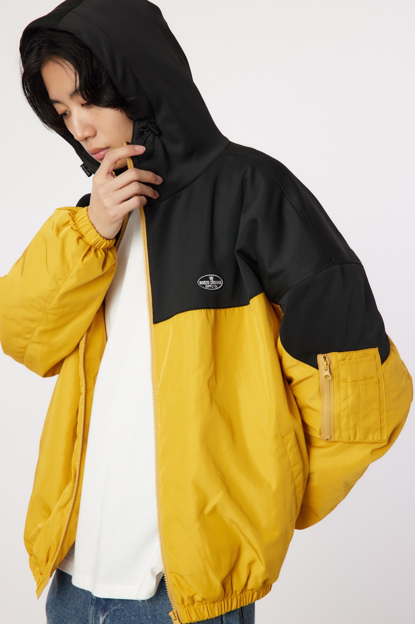 RODEO CROWNS WIDE BOWL | bicolor hooded ジャケット (ブルゾン