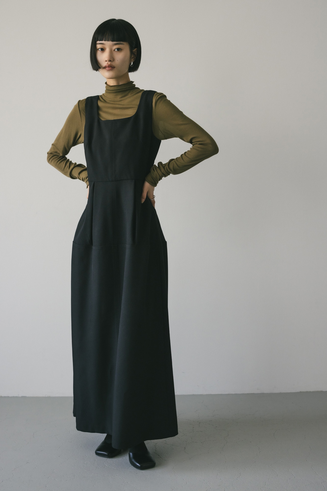 STYLEMIXER | フォルムタックワンピース (ワンピース(ミニ・ミディアム