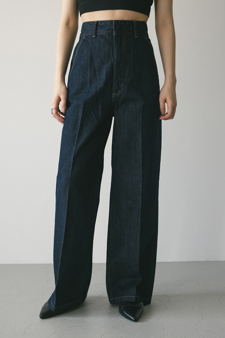 STYLEMIXER | センタープレスワイドデニム (ワイド ) |SHEL'TTER WEBSTORE