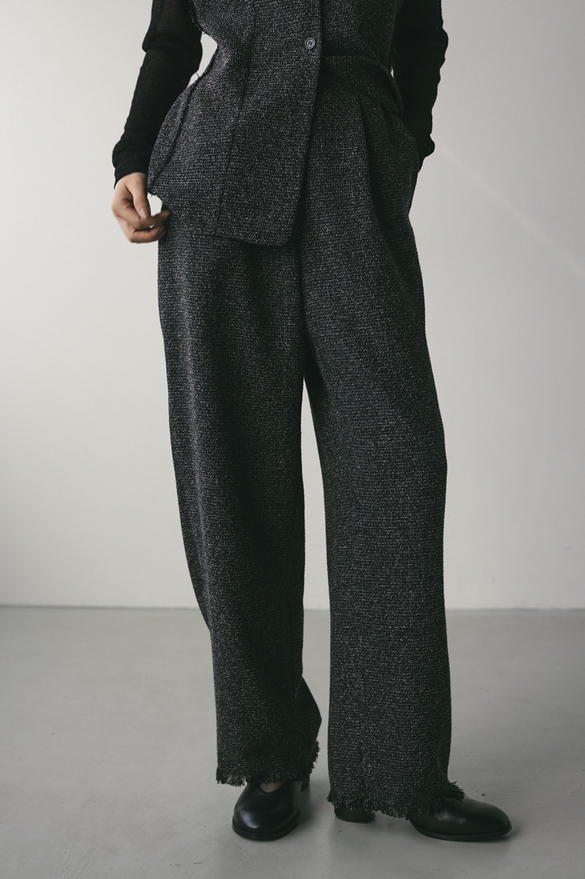 STYLEMIXER | フリンジツイードパンツ (パンツ ) |SHEL'TTER WEBSTORE