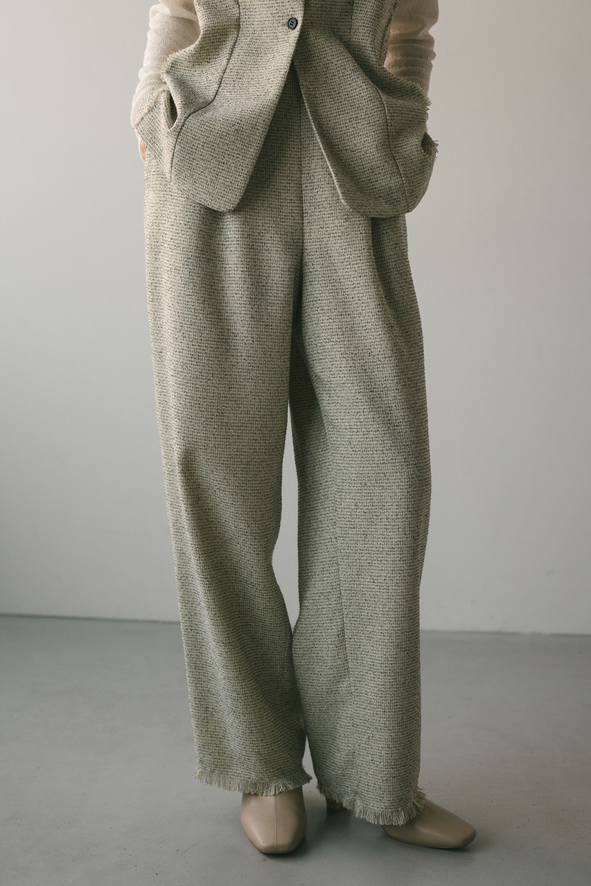 STYLEMIXER | フリンジツイードパンツ (パンツ ) |SHEL'TTER WEBSTORE