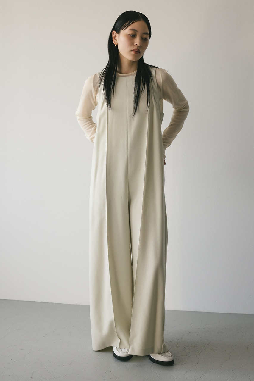 STYLEMIXER | スクエアネックロンパース (オールインワン ) |SHEL'TTER