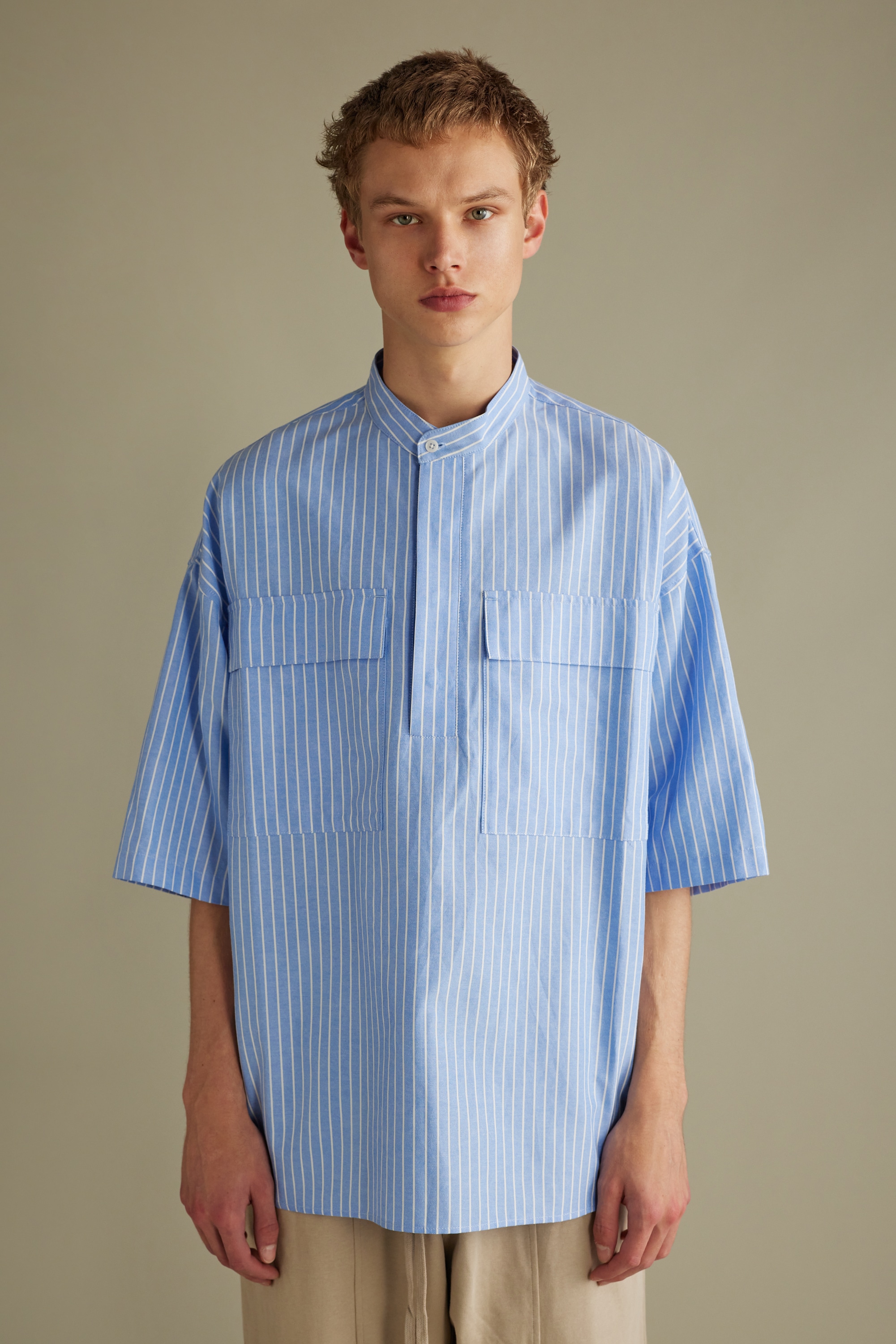 STYLEMIXER | ストライププルオーバーシャツ (シャツ・ブラウス