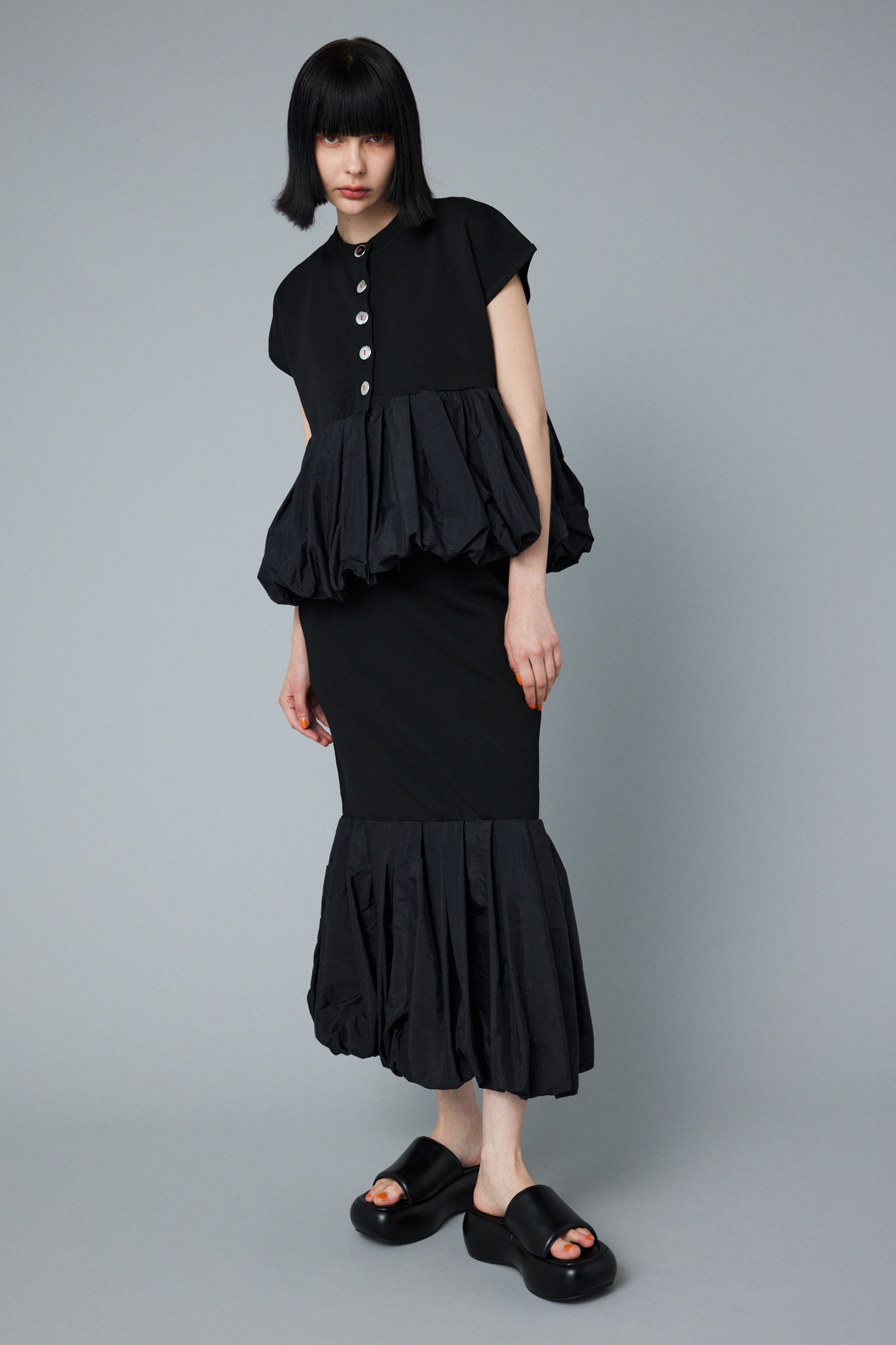 HeRIN.CYE | Balloon hem skirt (スカート(ロング) ) |SHEL'TTER WEBSTORE