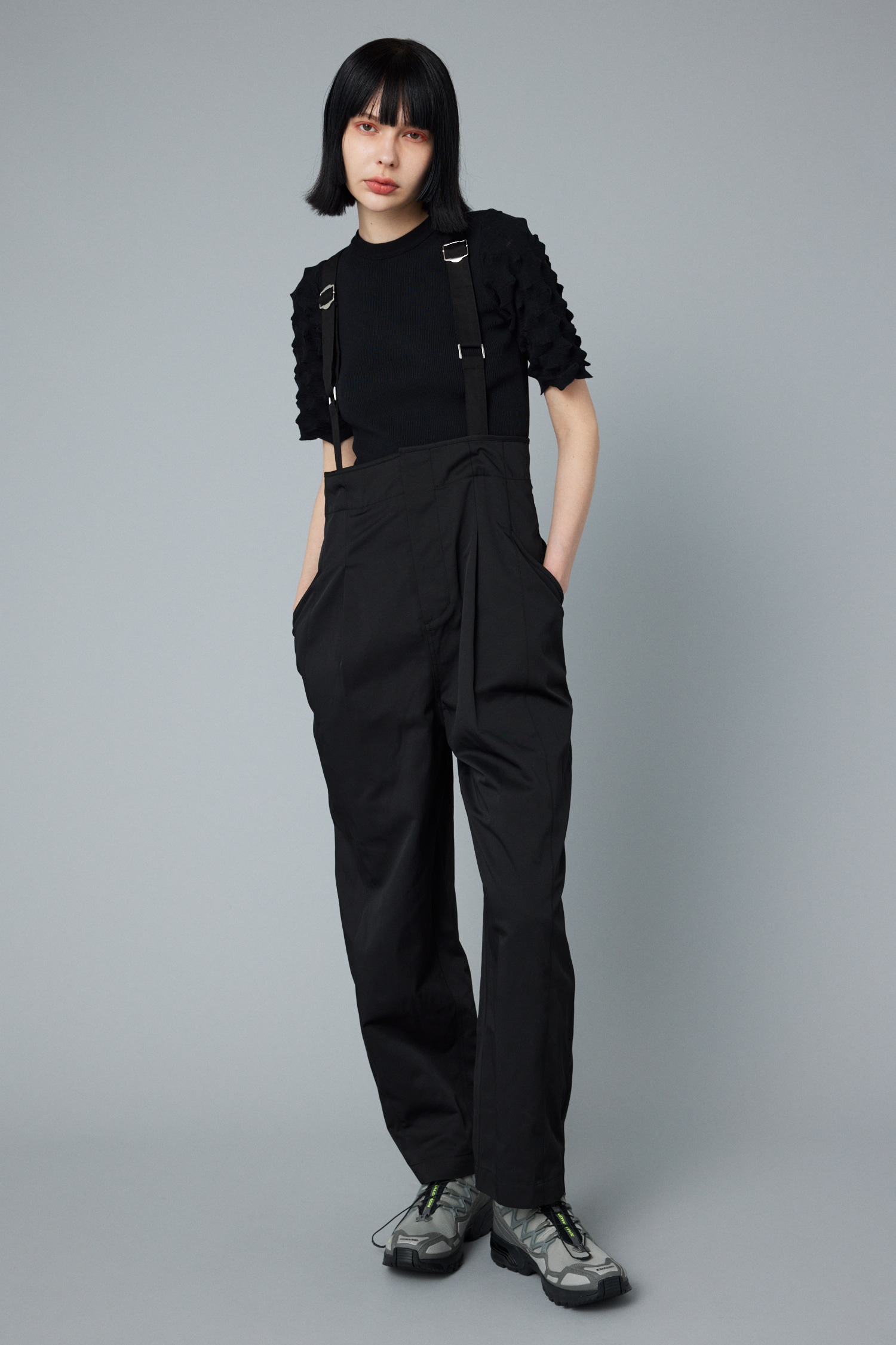 HeRIN.CYE | Suspender pants (ワンピース(ミニ・ミディアム） ) |SHEL