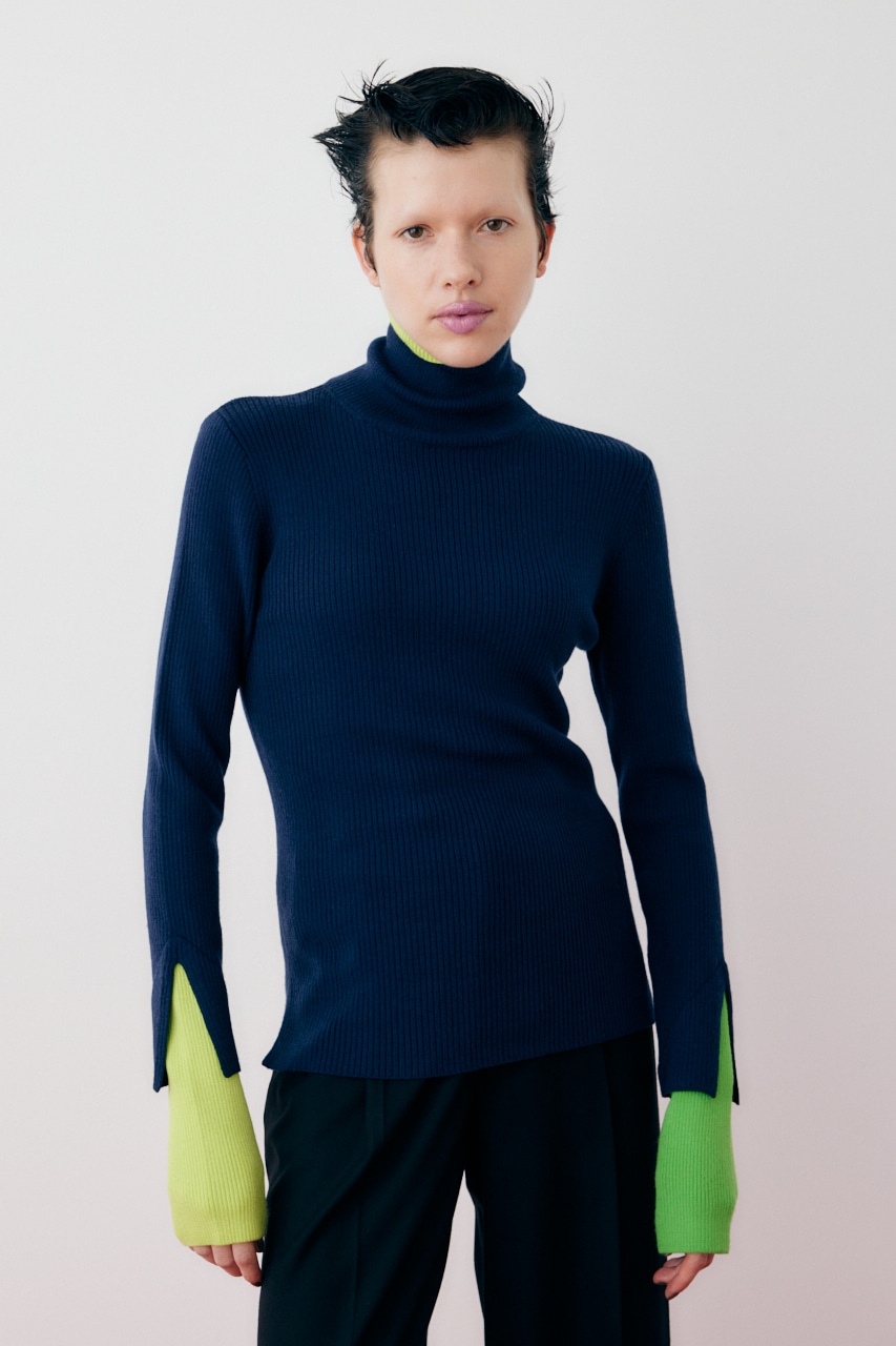 HeRIN.CYE | Double cuff tops (ニット ) |SHEL'TTER WEBSTORE