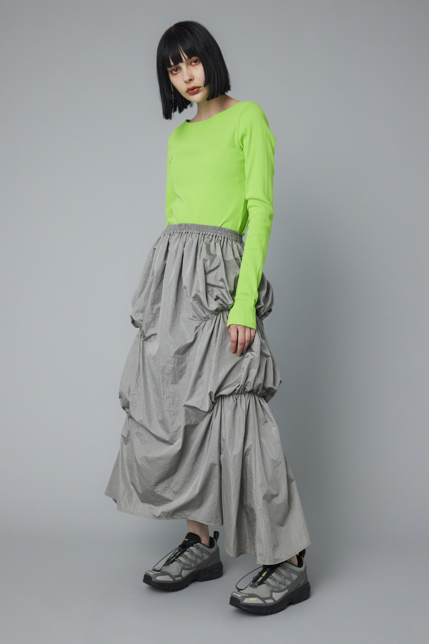 HeRIN.CYE | Gradually balloon skirt (スカート(ロング) ) |SHEL'TTER