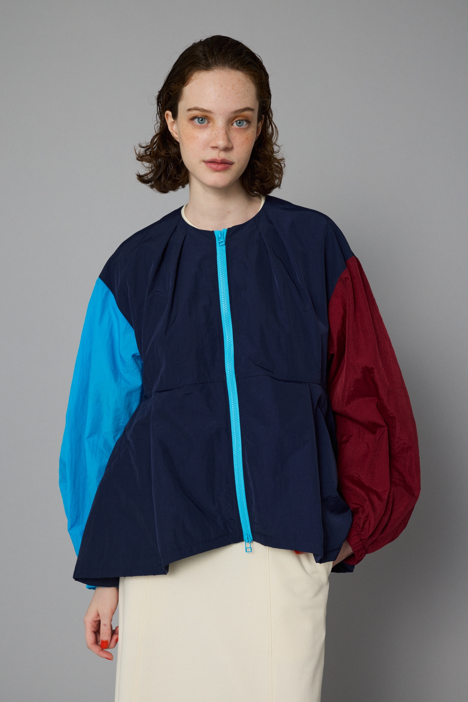 HeRIN.CYE | Nylon tuck blouson (ブルゾン ) |SHEL'TTER WEBSTORE