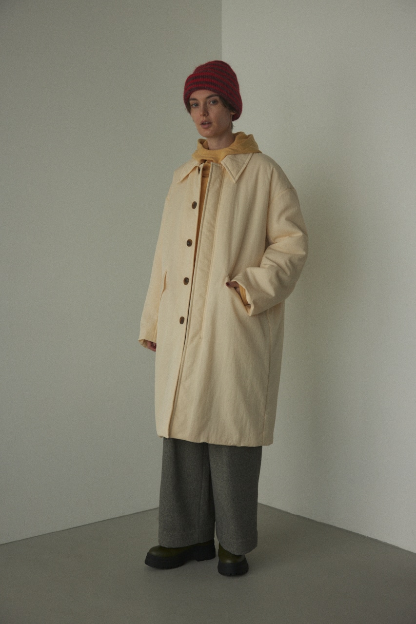 BLACK BY MOUSSY | soutien collar stitch coat (コート ) |SHEL'TTER