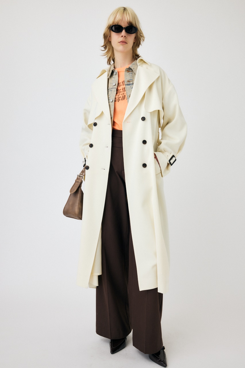 MOUSSY | LOOSE DRAPE トレンチコート (コート ) |SHEL'TTER WEBSTORE