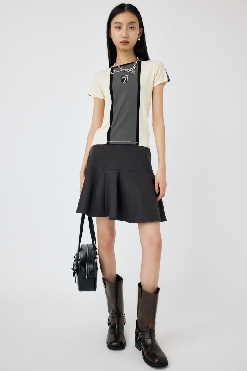 スカート ASHLEY WILLIAMS CAMO PLEAT MICRO SKIRT ASHLEY WILLIAMS