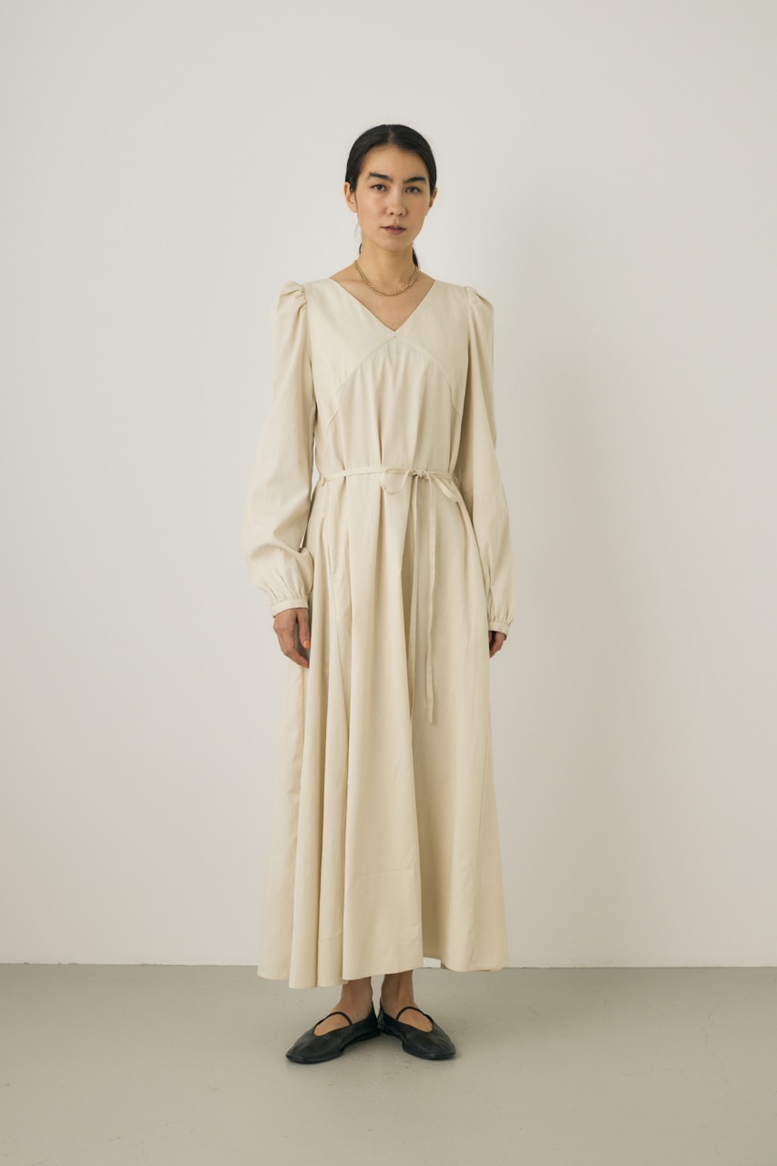 M_ | 花柄刺繍ワンピース (ワンピース(ミニ・ミディアム） ) |SHEL