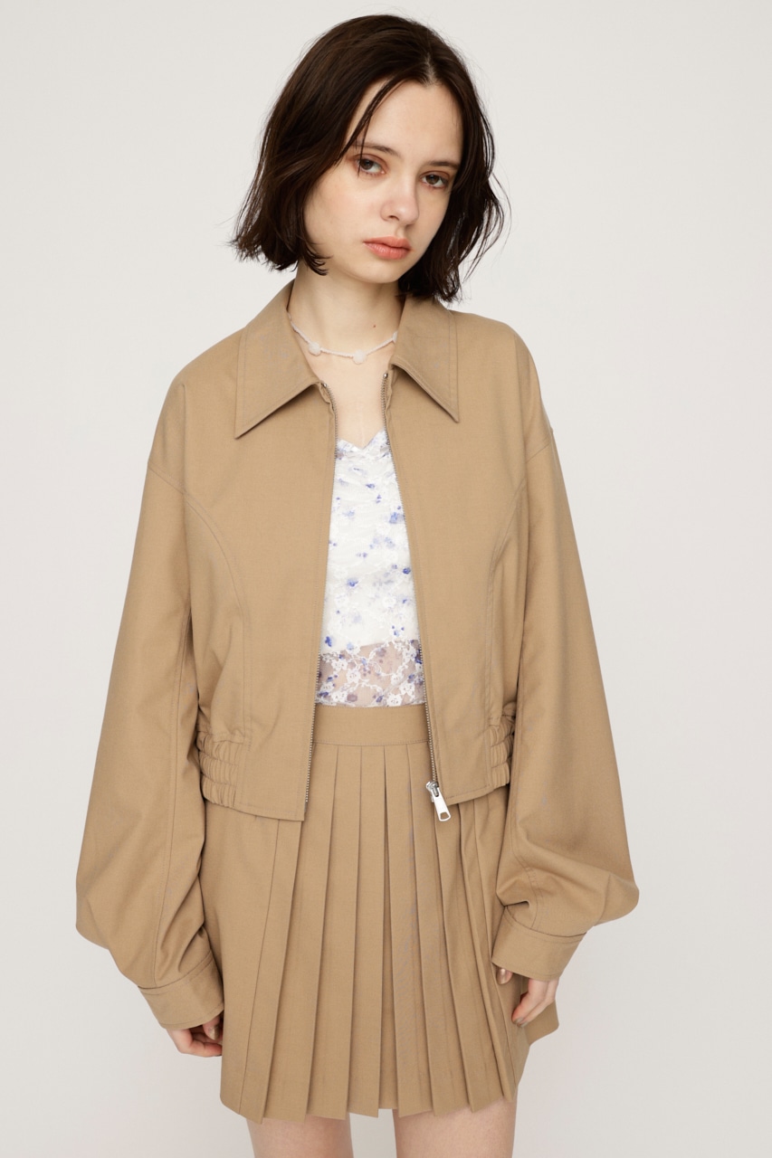 SLY | FRONT ZIP CROP ブルゾン (ブルゾン ) |SHEL'TTER WEBSTORE