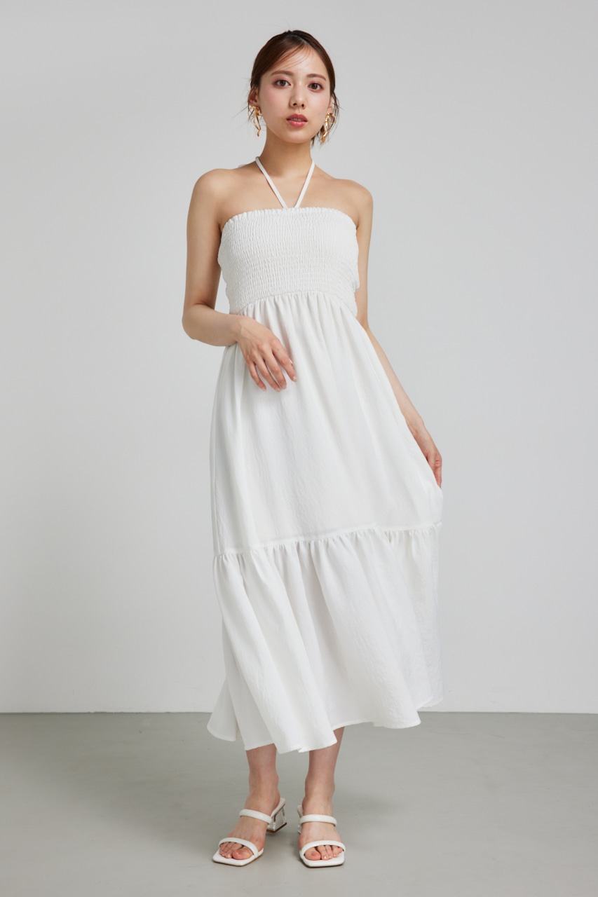 rienda | シャーリングベアワンピース (ワンピース(ミニ・ミディアム