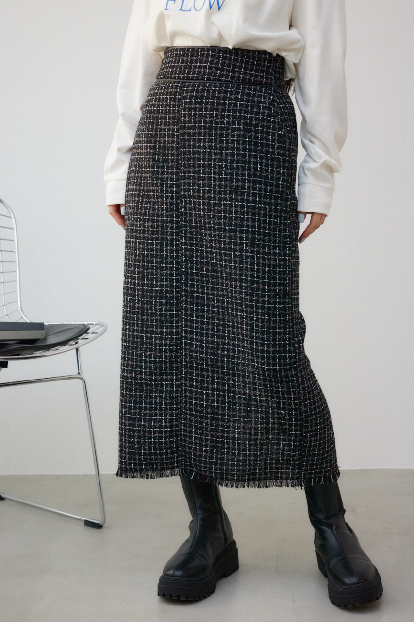 AZUL BY MOUSSY | ツイードタイトスカート (スカート(ロング) ) |SHEL