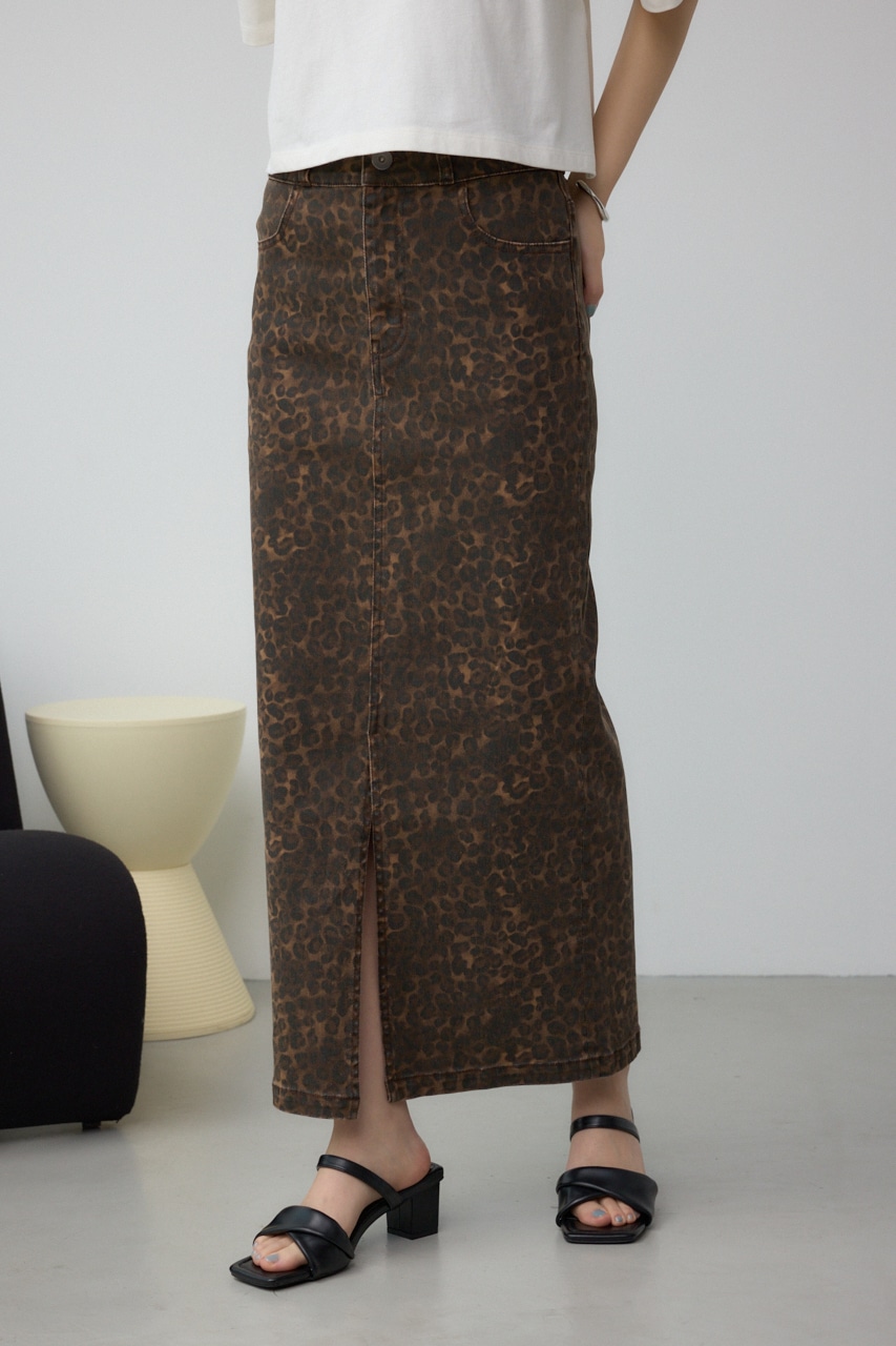 AZUL BY MOUSSY | AZUL DENIM レオパードハイウエストスカート