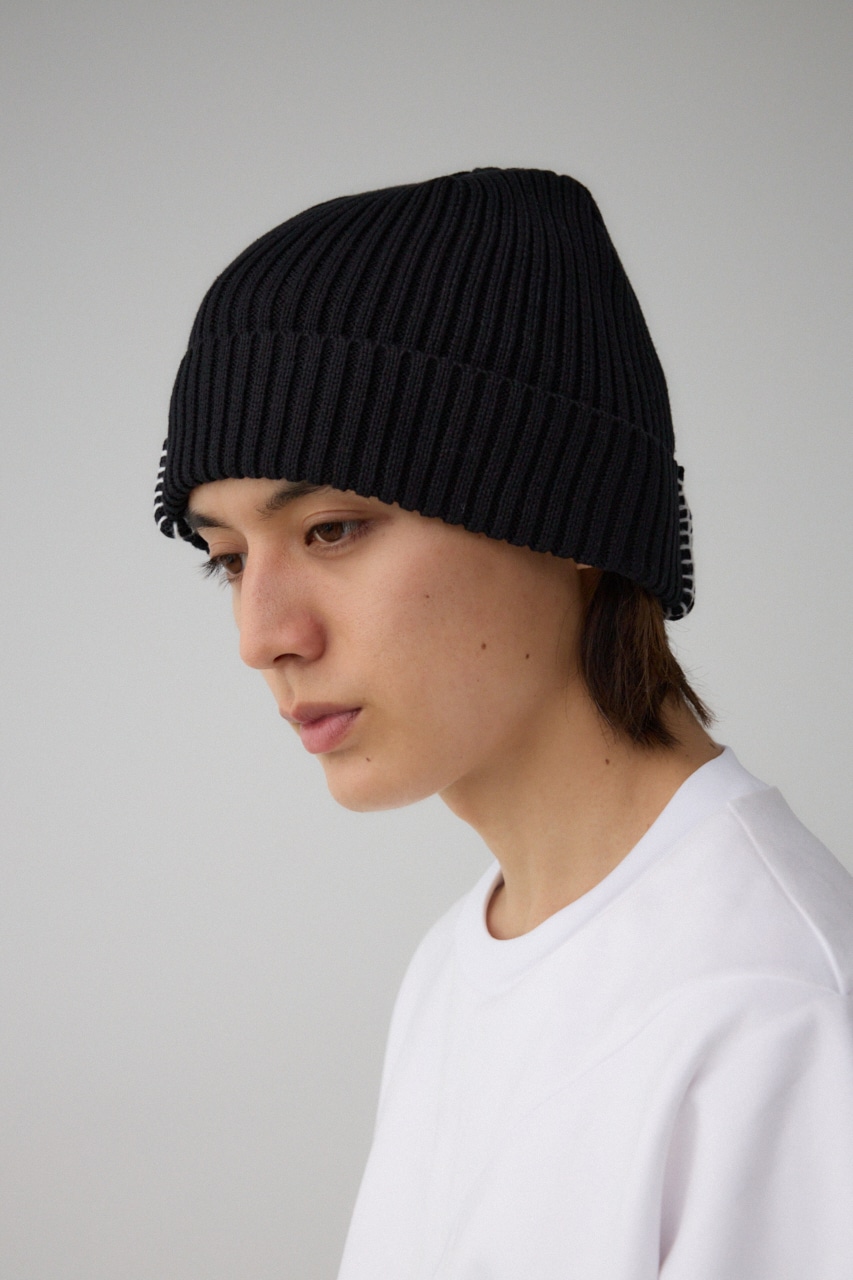AZUL BY MOUSSY | ブランケットステッチニットキャップ (帽子 ) |SHEL