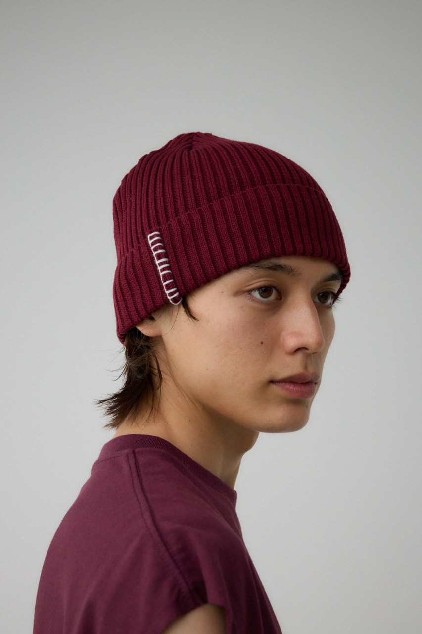 AZUL BY MOUSSY | ブランケットステッチニットキャップ (帽子 ) |SHEL