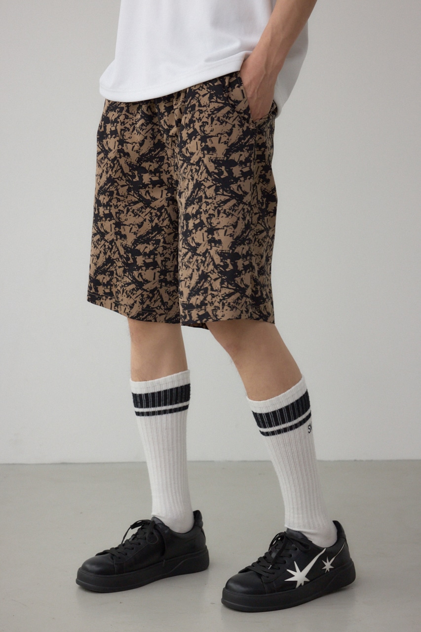 AZUL BY MOUSSY | アブストラクトパターンショーツ (ショートパンツ