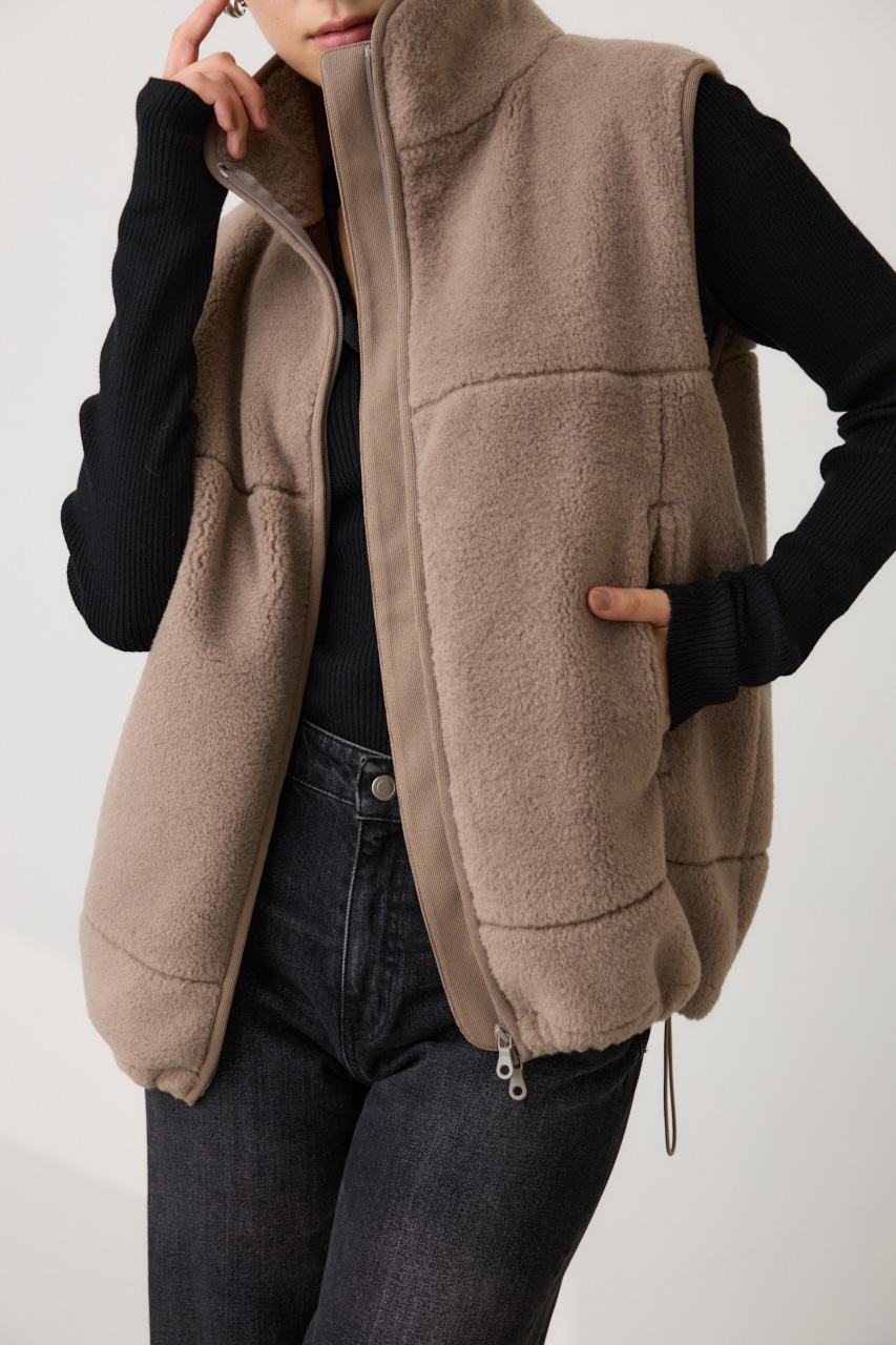 crie conforto | ボアドッキングベスト (ベスト ) |SHEL'TTER WEBSTORE