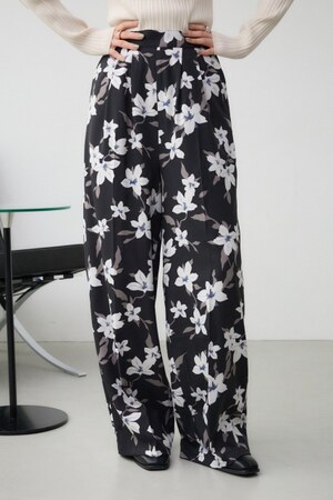 AZUL BY MOUSSY | フラワープリントイージーワイドパンツ (パンツ