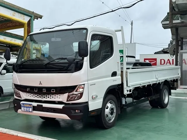 キャンター 平ボディ 3tワイドロング AT 1ナンバー車 三菱 登録済