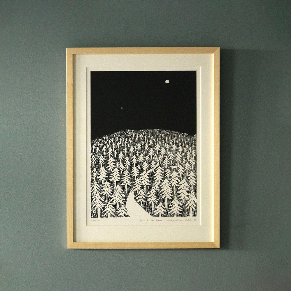 Poster HOUSE IN THE FOREST 26 A3 | サステナブルショップ エ