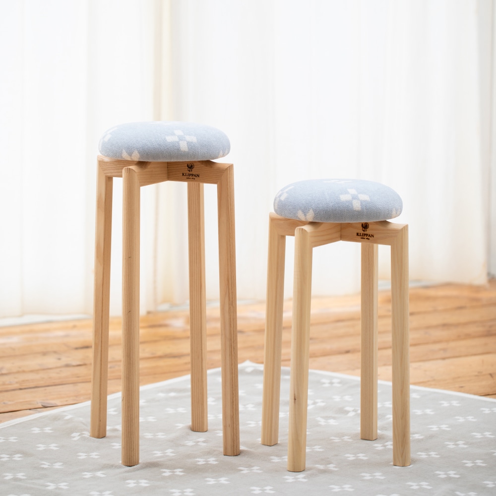 KLIPPAN/クリッパン スツール シャーンスンド ライトブルー SSサイズ