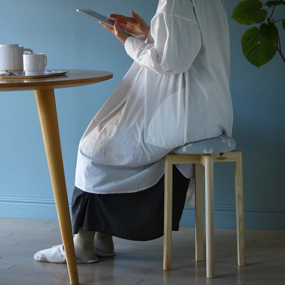 KLIPPAN/クリッパン スツール シャーンスンド ライトブルー SSサイズ